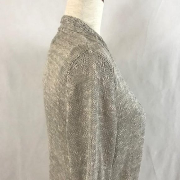 NWT Cynthia Rowley Long Sleeve Lightweight Open-Stitched Cardigan Size L - Picture 5 of 13